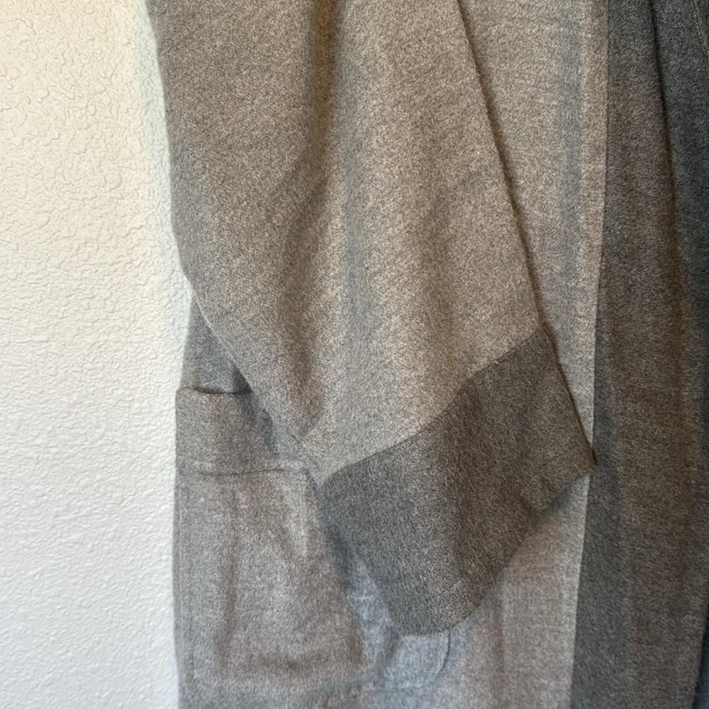 Pottery Barn Gray Open Front Robe - Picture 4 of 5